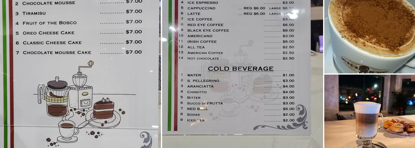 CAFFE CORRETTO Menu