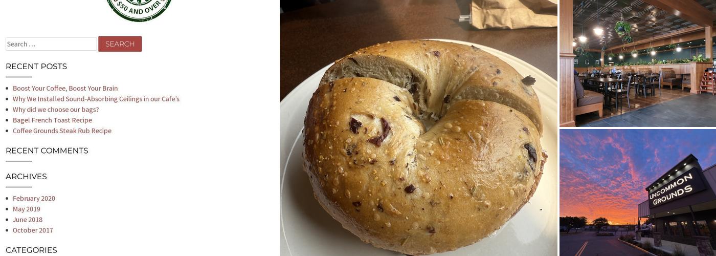 Uncommon Grounds Coffee & Bagels Menu