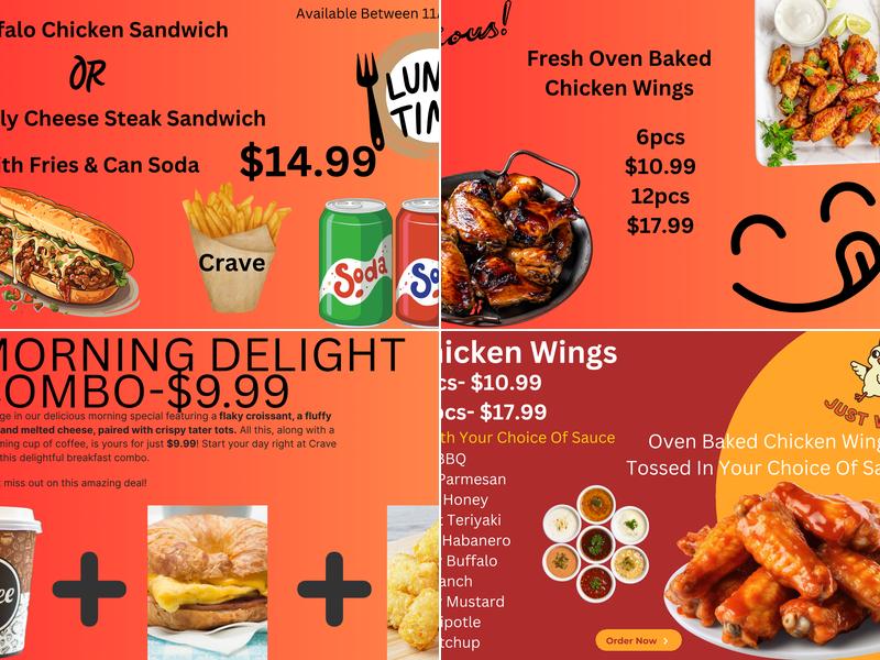 Crave Menu