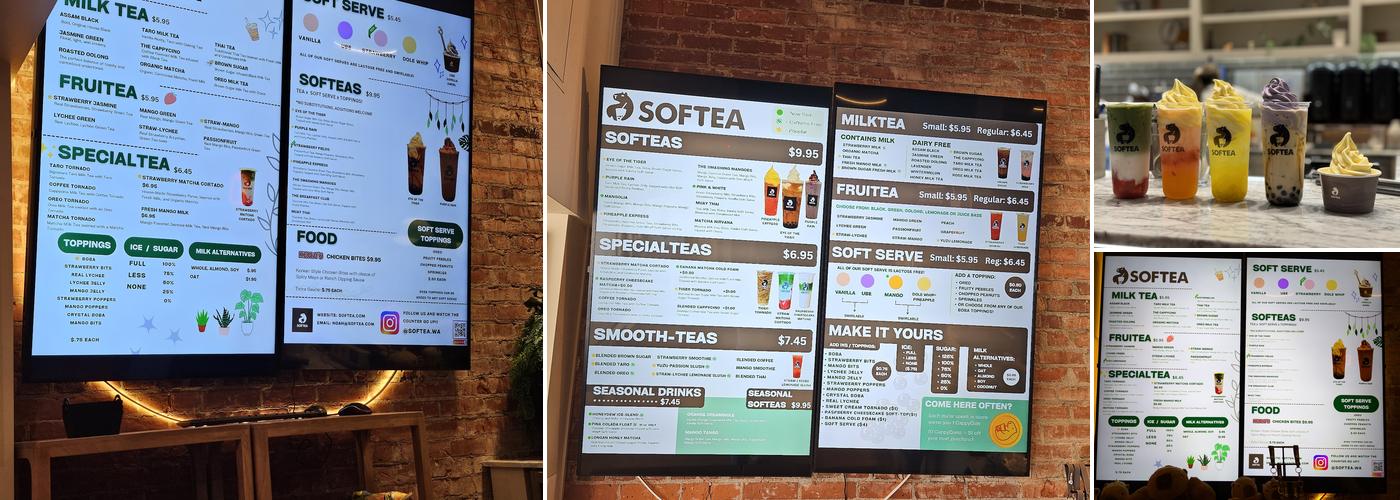 SOFTEA Menu