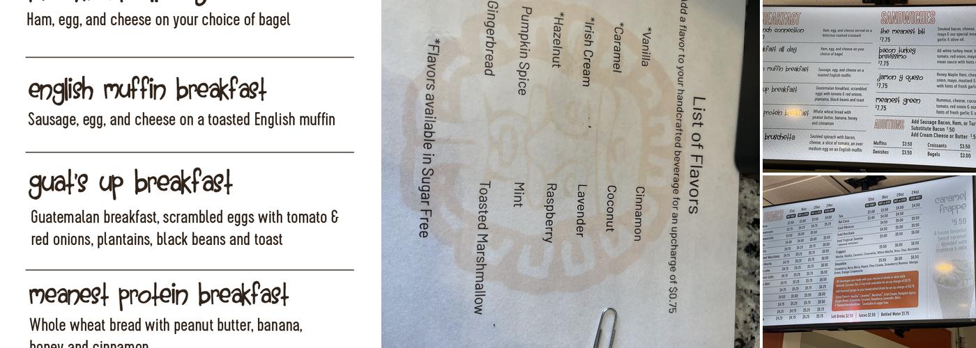 Mean Mug Coffee Company - Drive Thru Menu