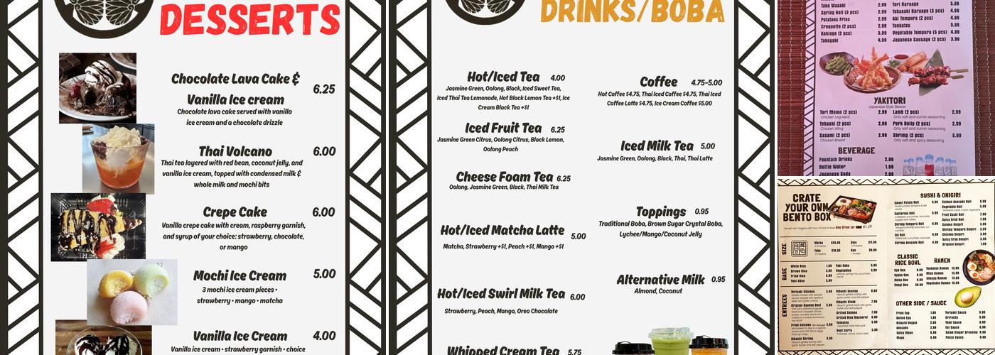 Edo Ya Menu