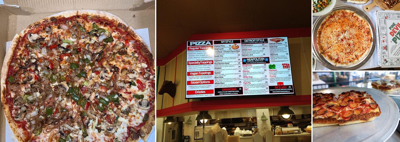 Pine Devil Pizza Menu