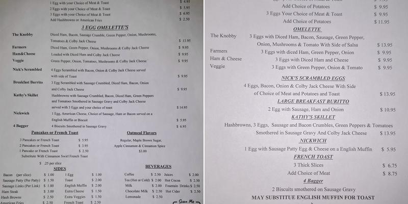 9th Ally Menu