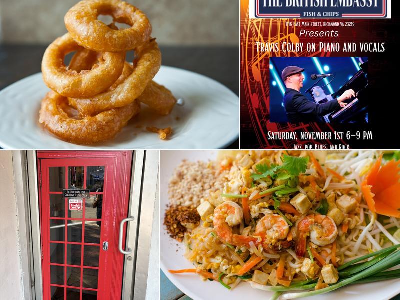 The British Embassy Fish and Chips 1116 E Main St, Richmond