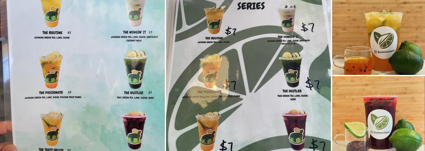 The Lime Stand Menu