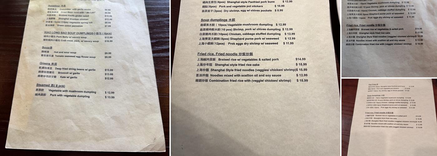 Mr. Bao Kitchen Menu