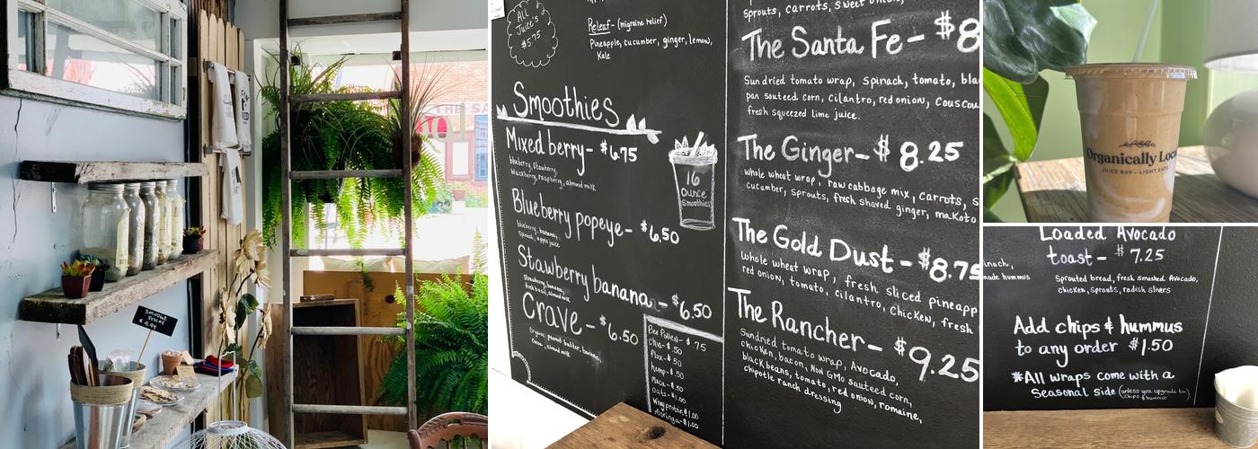 Organically Local Menu