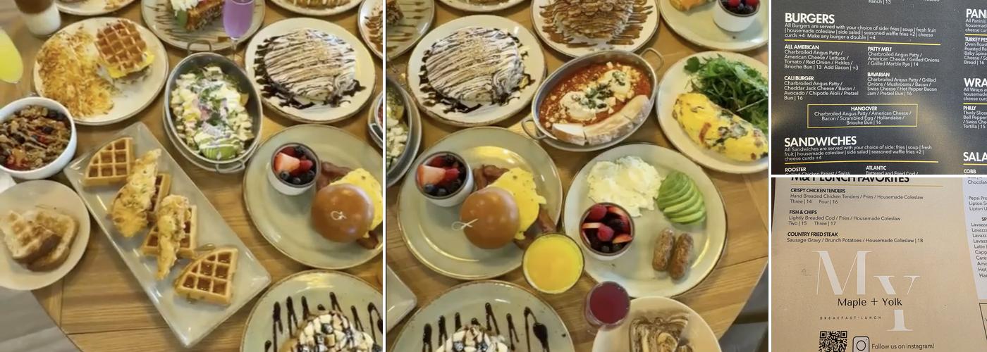 Maple & Yolk Menu