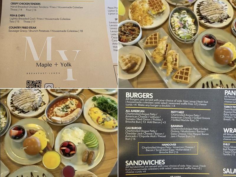 Maple & Yolk Menu