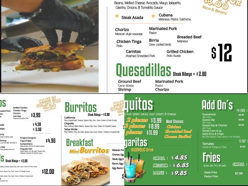 Salsa Verde Yorkville Menu