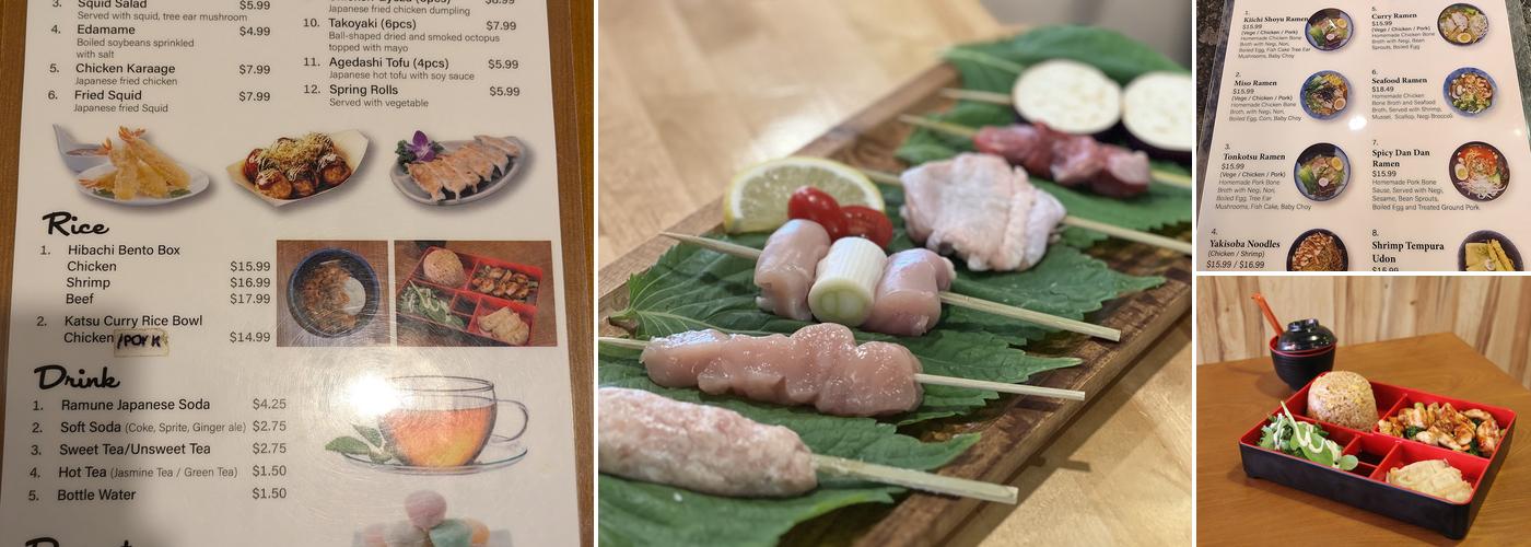 Kiichi Ramen Menu