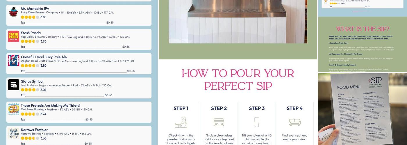 The Sip Menu