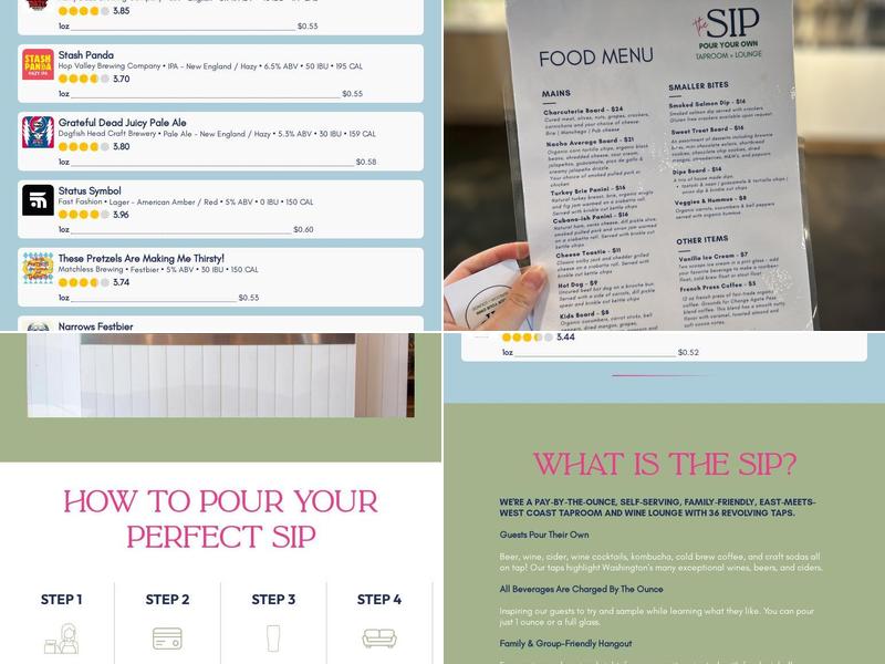 The Sip Menu