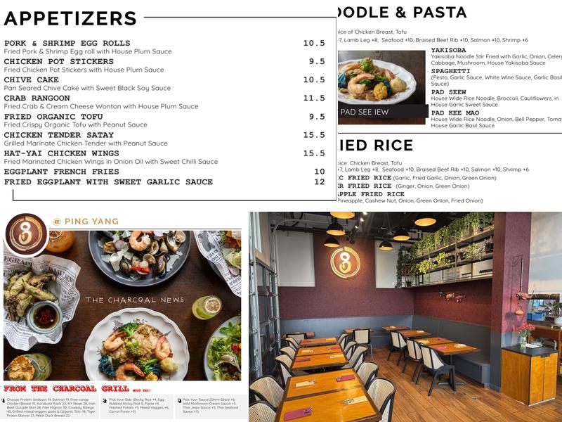 8 Ping Yang Menu