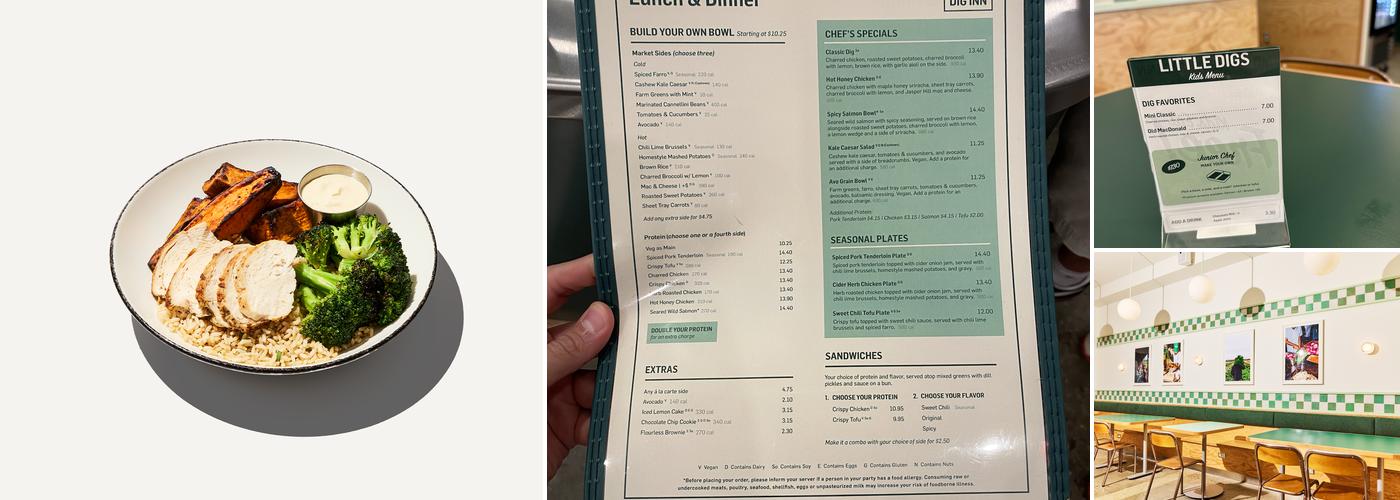 Dig Inn Menu