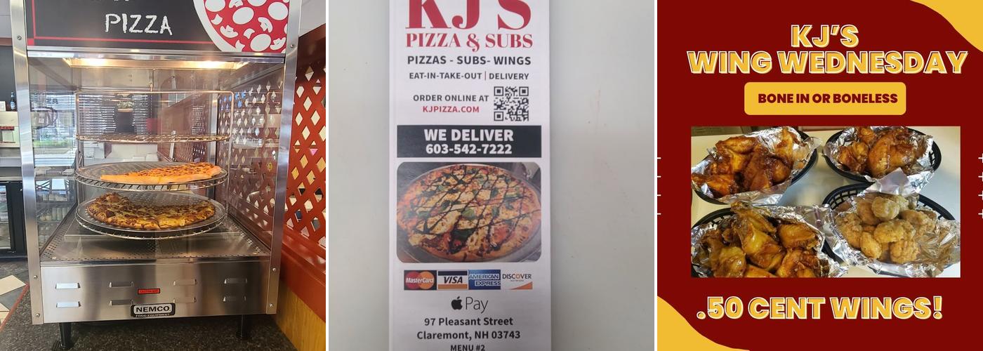 KJ'S Pizza & Subs. Menu