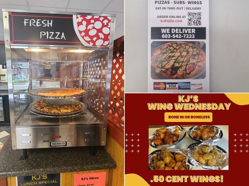 KJ'S Pizza & Subs. Menu