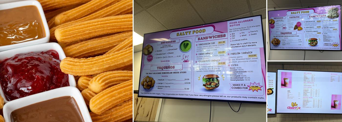 Oh Churros Menu