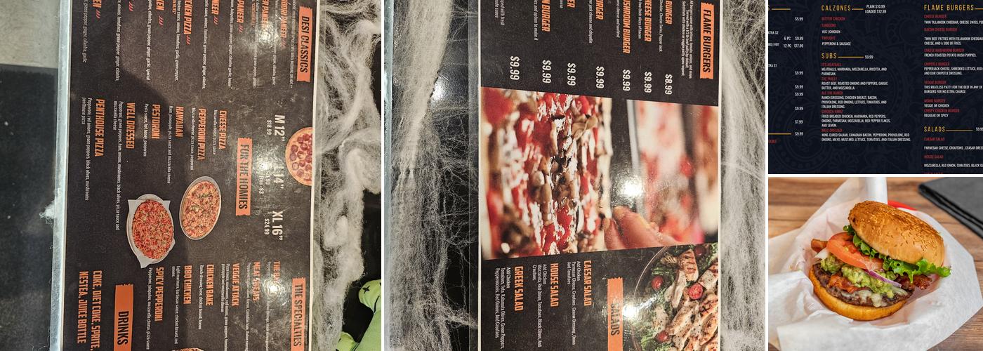 Desi Pizza Kitchen Menu