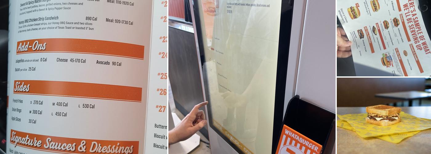 Whataburger Menu