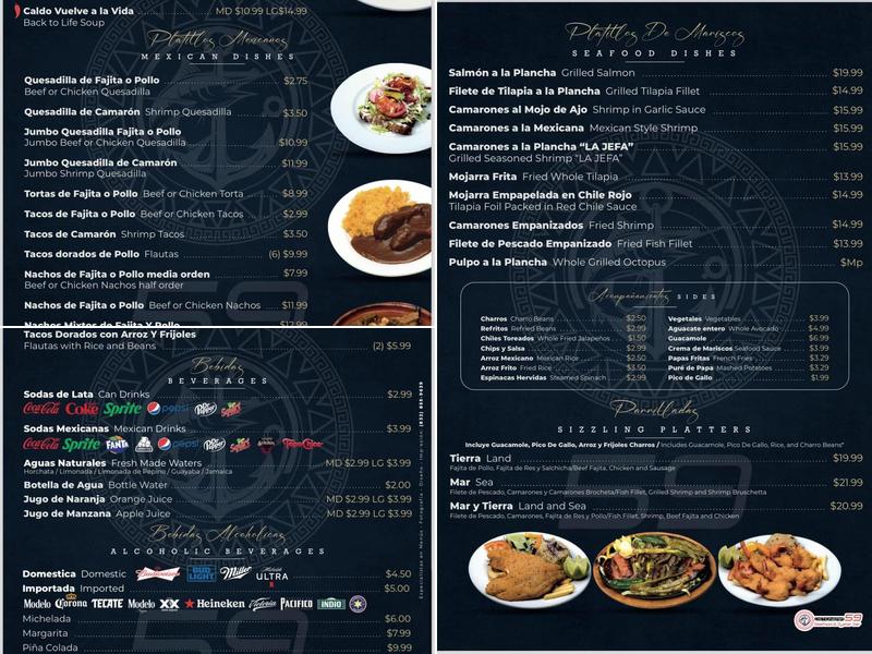Ostioneria 59 Menu