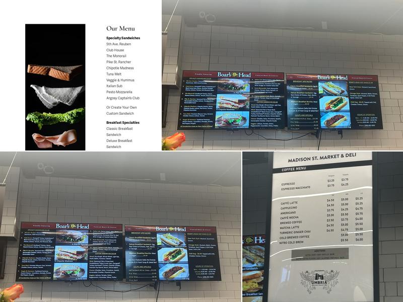 Madison St Market & Deli Menu