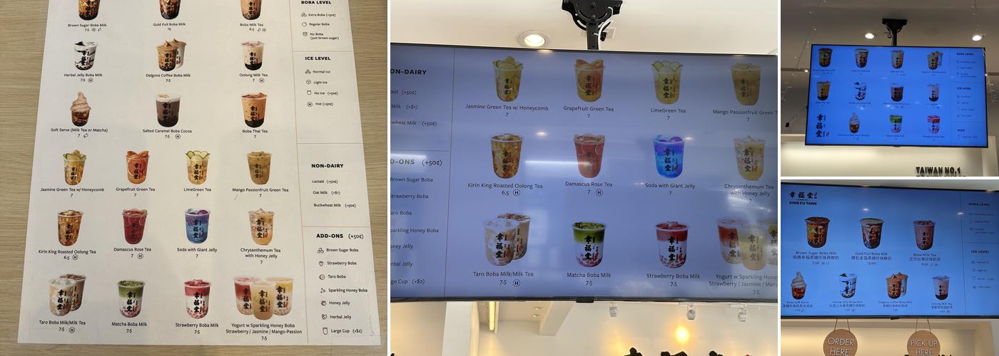 Xing Fu Tang St Marks Menu