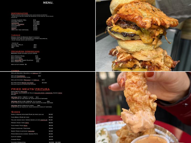 Antojitos BK Menu