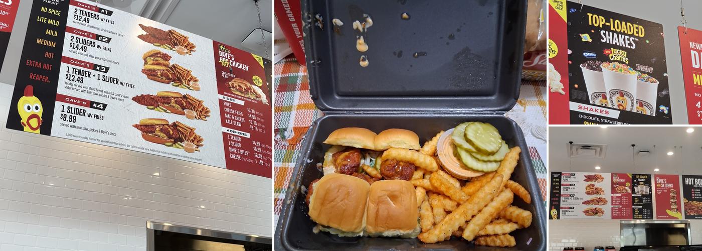 Dave's Hot Chicken Menu