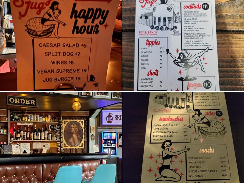 Sandy Jug Menu