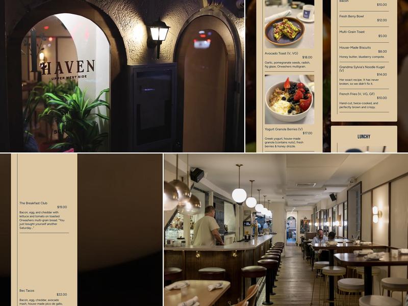 Haven Menu