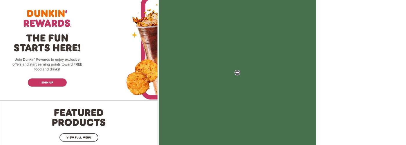 Dunkin' Menu