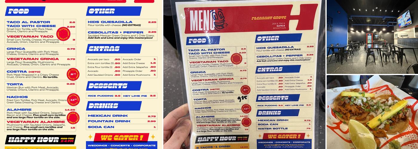 Holy Taco Menu