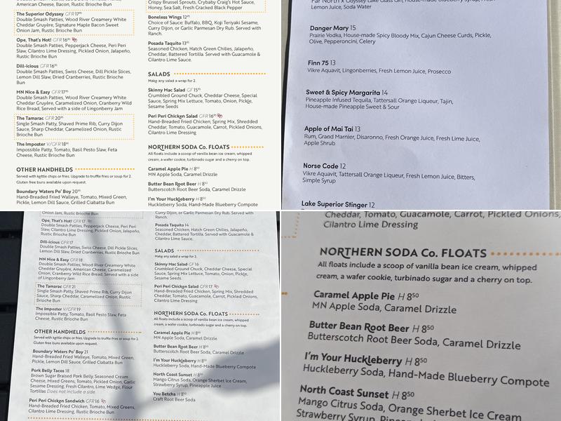 Lake Superior Burger Company Menu
