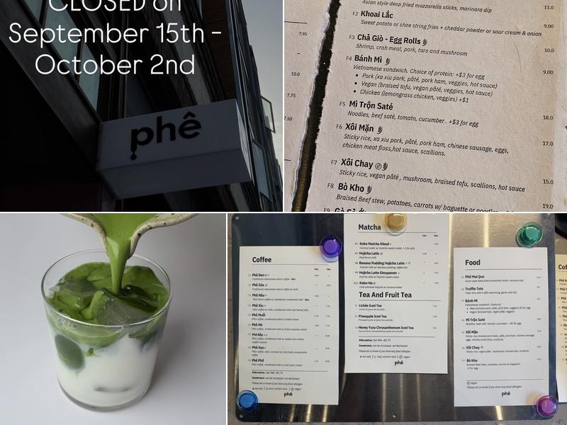 Phê Menu