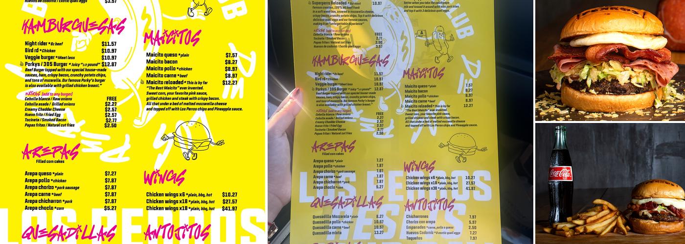 Los Perros Menu
