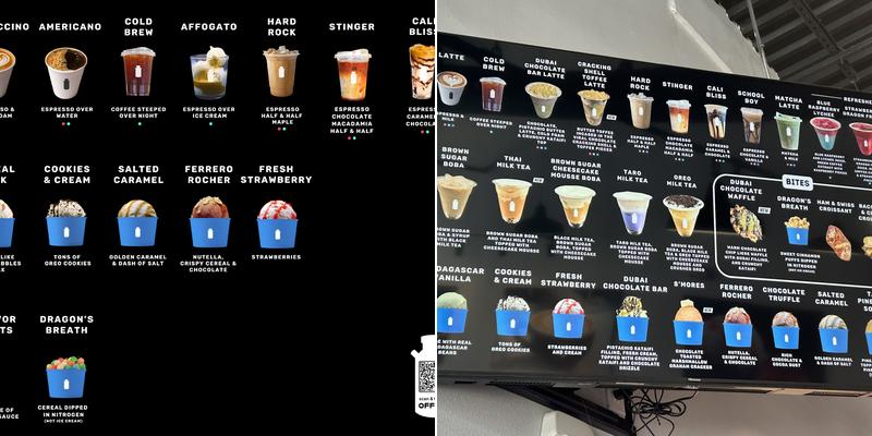 Milkster Creamery + Coffee Clearwater Menu