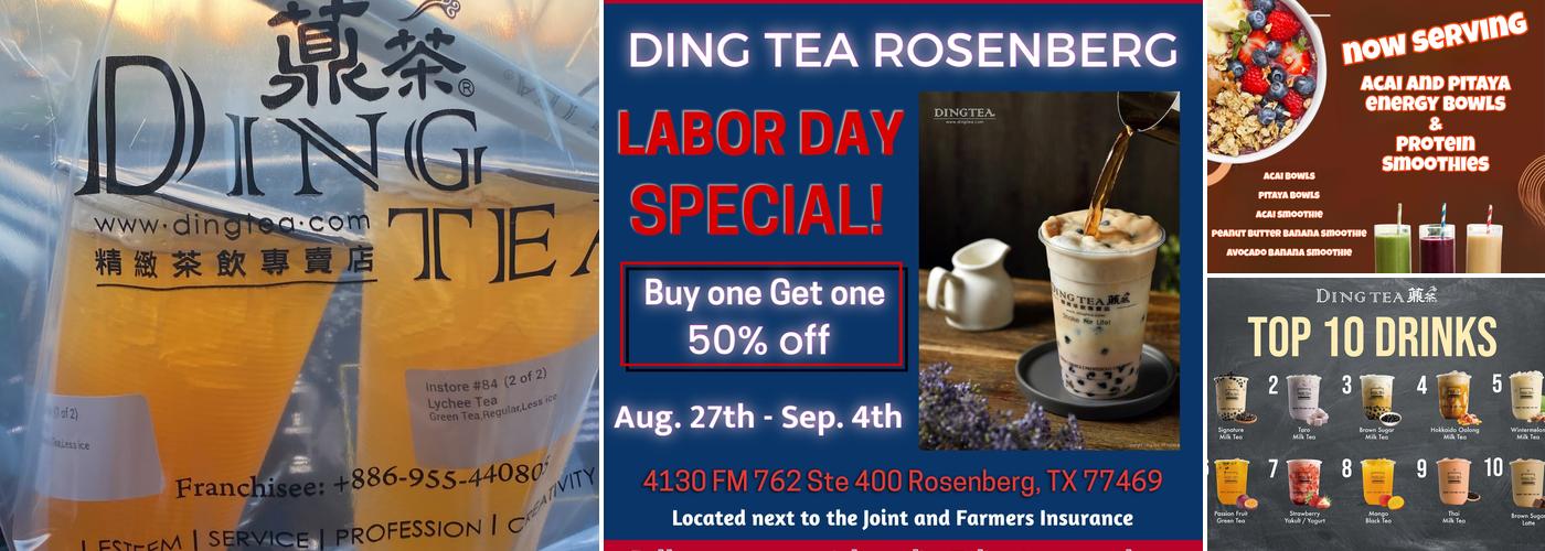 Ding Tea Rosenberg Menu