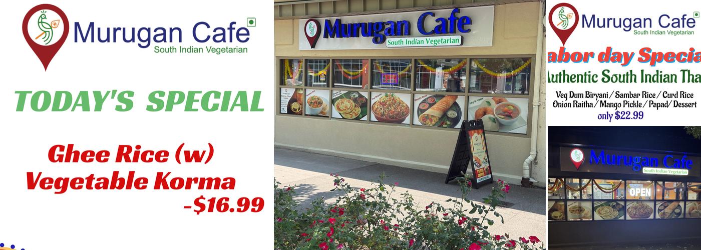 Murugan Cafe Menu