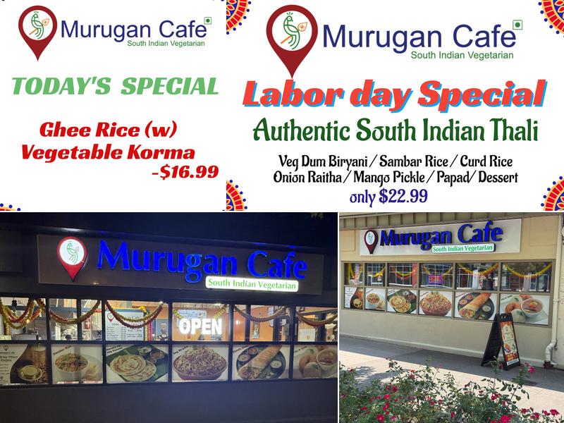 Murugan Cafe Menu