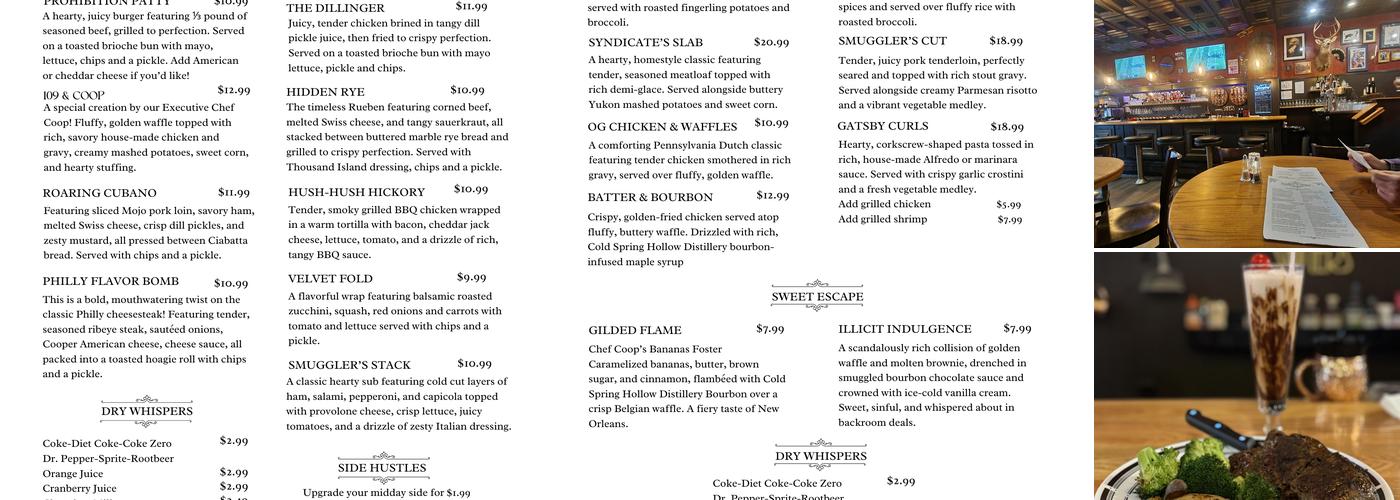 Waffles & Shine Menu
