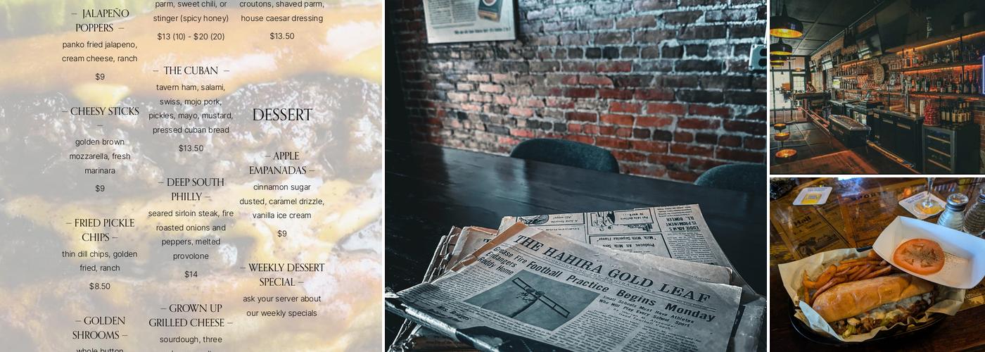 The Buzz Menu