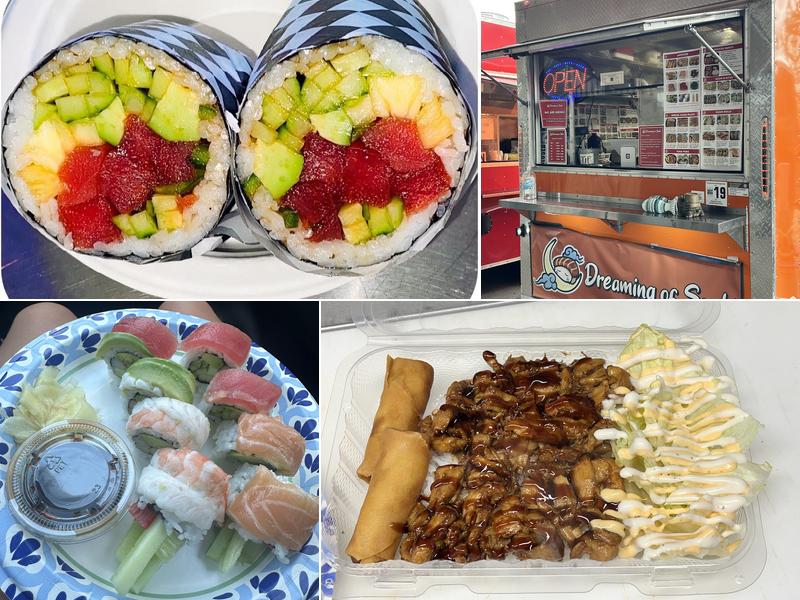 Dreaming of Sushi the yard