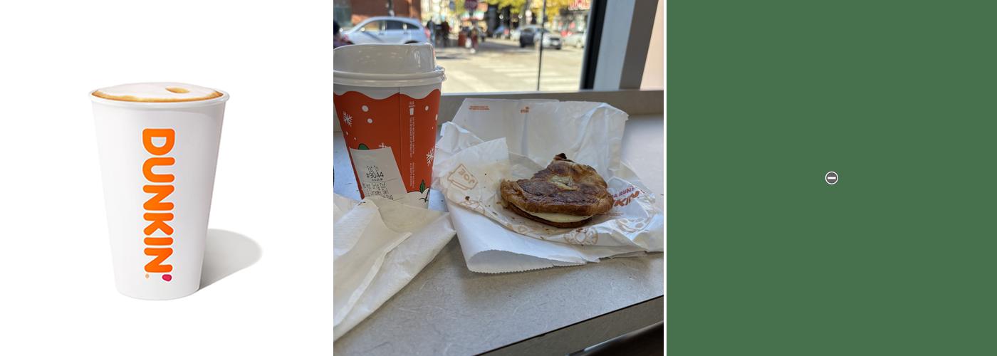 Dunkin' Menu