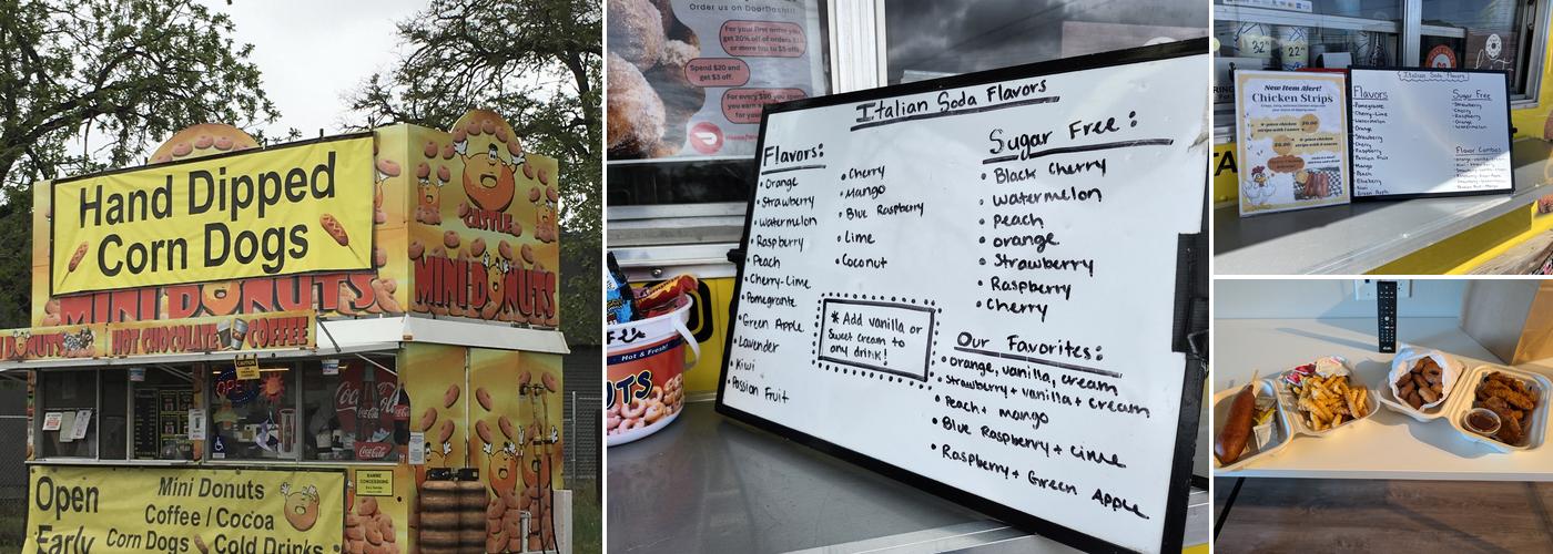Castle Mini Donuts Menu