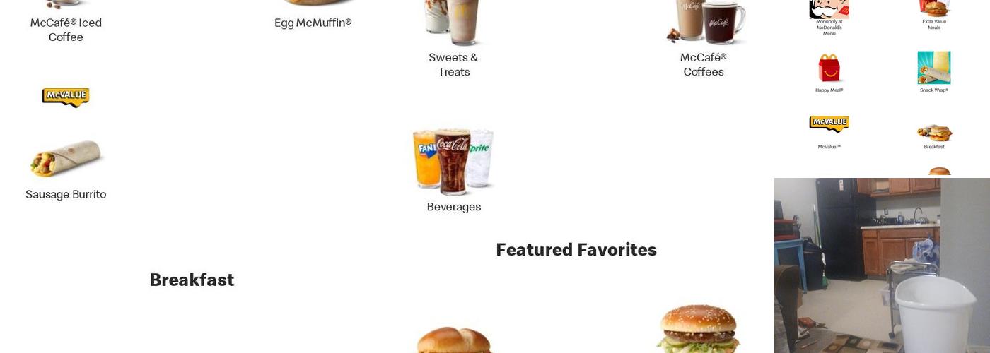 McDonald’s Menu