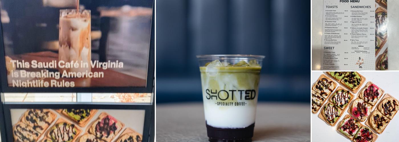 Shotted Cafe Menu