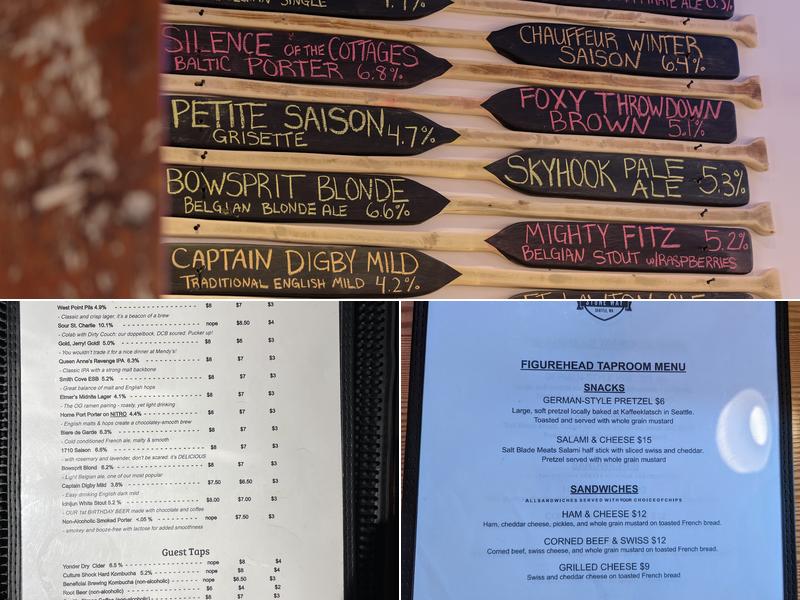 Figurehead Stone Way Menu