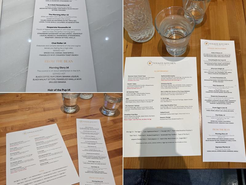 Yolked Kitchen Menu